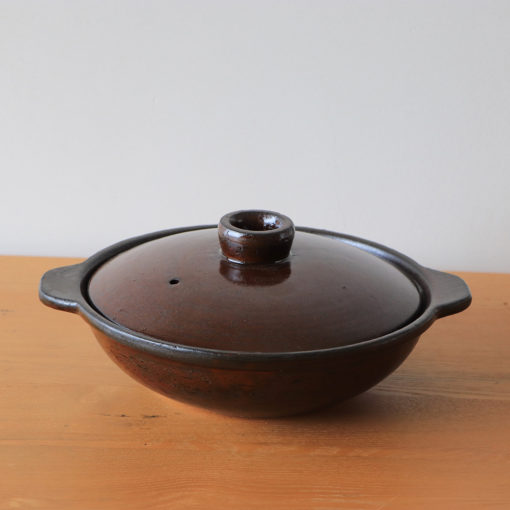 Shigaraki Donabe Clay Pot, Brown