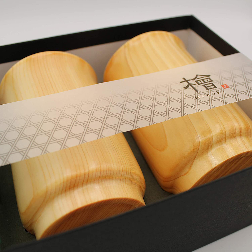 Hinoki Sake Cups Set - IPPINKA