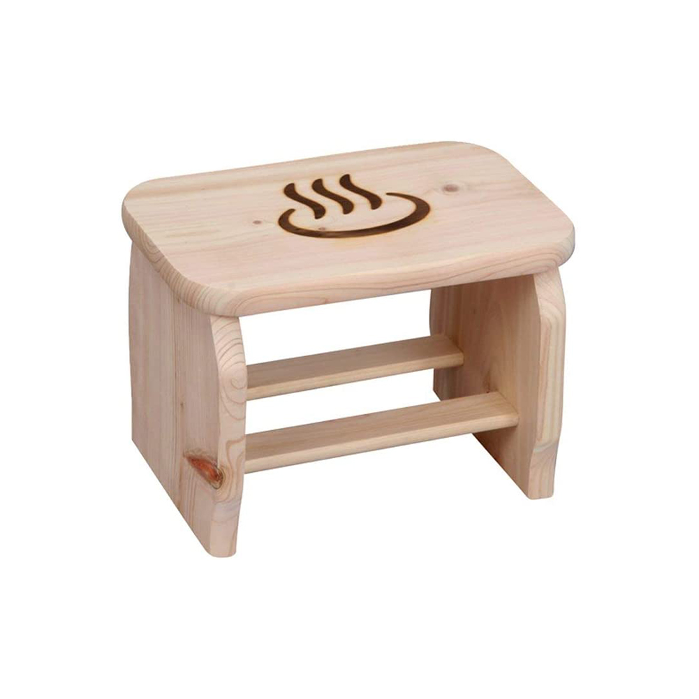 Details about   Japanese cypress bath chair stool hot spring　onsen nihon 