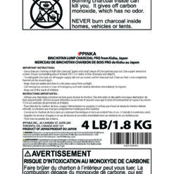 4 LB Bag of Charcoal - Pro Grade - C0140304