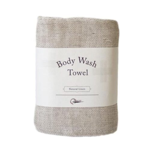 Natural Linen Body Wash Towel