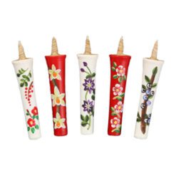 Hand-Painted E-Rosoku Candles