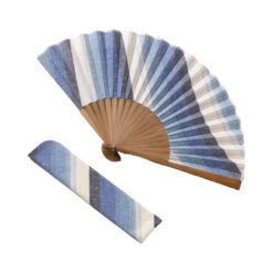 Tsumugi Cotton Hand Fan